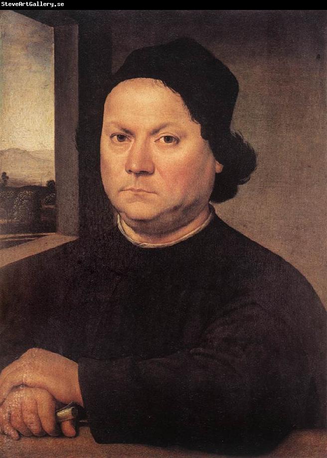 LORENZO DI CREDI Portrait of Perugino sf